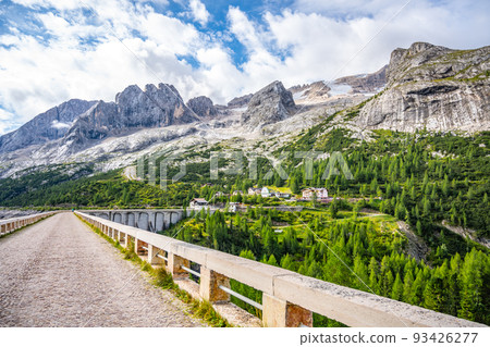Dam of Lago di Fedaia and Marmolada 93426277