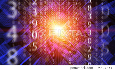 3d technology digital background. Abstract neon cyber lines and grid on color futuristic backdrop. Data, network, science, internet concept. 3d technology digital background. Abstract neon cyber lines and grid on color futuristic backdrop. Data, network, science, internet concept. 93427834