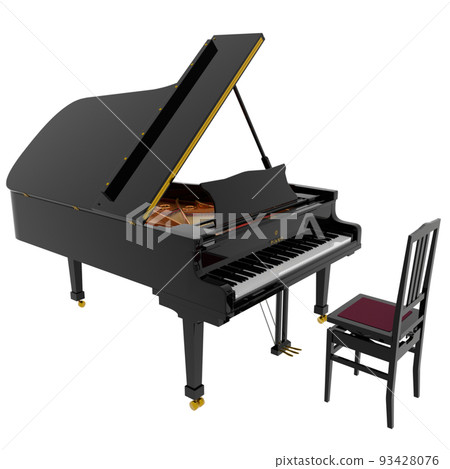 Grand piano transparent image [png image] 93428076