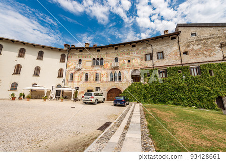 Spilimbergo Castle in Gothic-Renaissance Style - Friuli-Venezia Giulia Italy Spilimbergo Castle in Gothic-Renaissance Style - Friuli-Venezia Giulia Italy 93428661