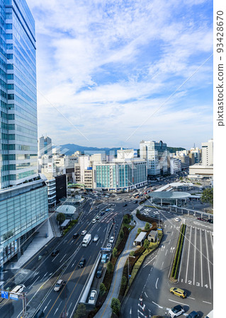 Urban area at the north exit of Shizuoka Station in Shizuoka City, Shizuoka Prefecture Urban area at the north exit of Shizuoka Station in Shizuoka City, Shizuoka Prefecture 93428670