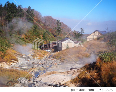 Autumn Goshogake Onsen Natural Research Road Autumn Goshogake Onsen Natural Research Road 93429929