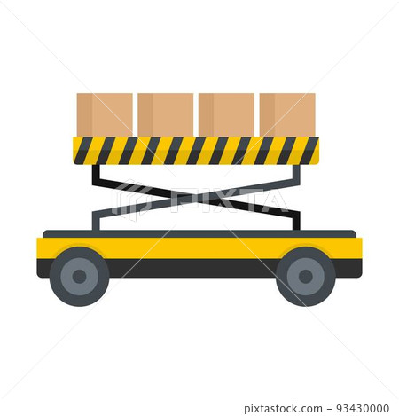 Loader platform icon, flat style Loader platform icon, flat style 93430000