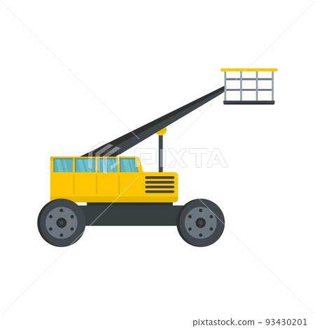 Working platform icon, flat style 93430201