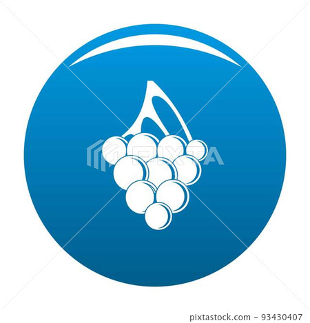 Sultana grape icon vector blue 93430407