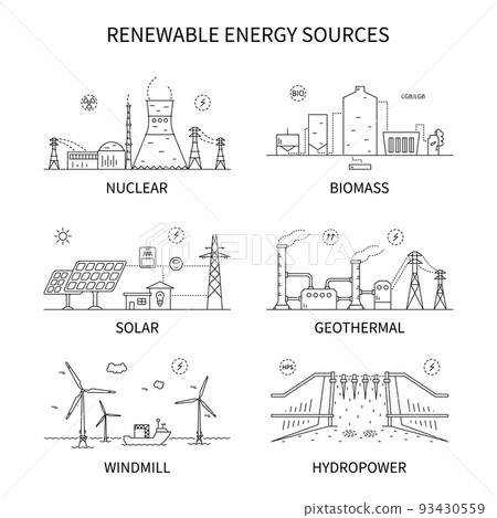 Set of six stations. 93430559