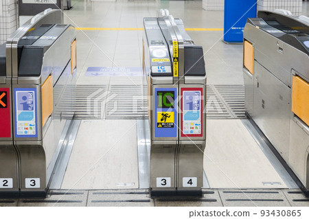自動檢票口圖像 93430865