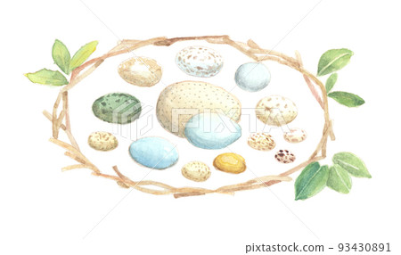 watercolor: stone 93430891