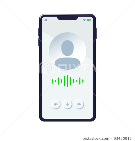 Voice call screen illustration 1 93430915