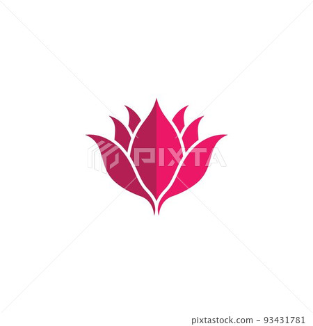 Lotus symbol vector icon 93431781