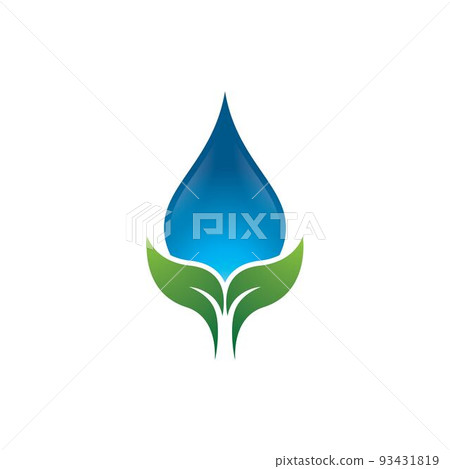 Water drop vector icon illustration - Stock Illustration [93431819] - PIXTA