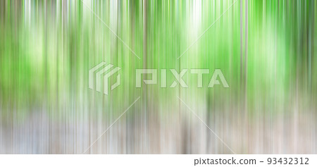 motion blur of trees and rocks in forest motion blur of trees and rocks in forest 93432312