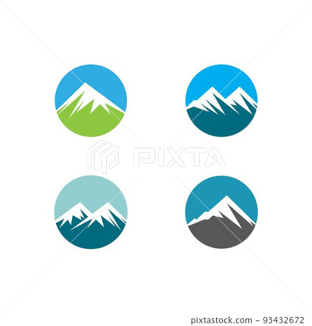 Mountain vector icon illustration design Mountain vector icon illustration design 93432672