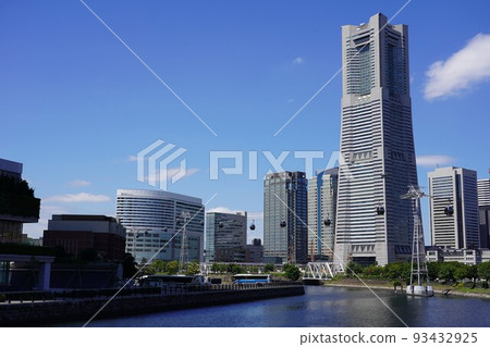 Minatomirai district seen from Bankoku Bridge Minatomirai district seen from Bankoku Bridge 93432925