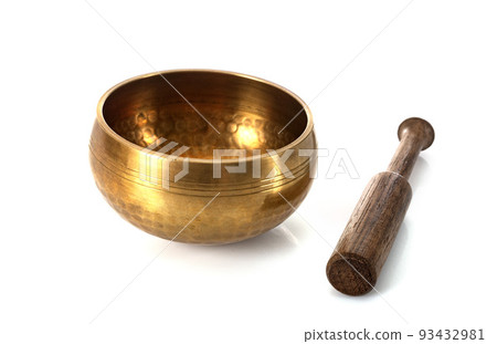 singing bowl in studio singing bowl in studio 93432981