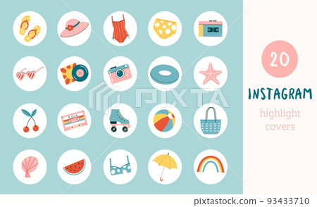 Social media highlight covers Social media highlight covers 93433710