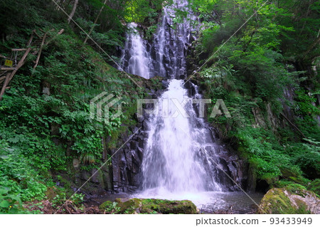 鳥取縣鳥取市Hakodaki Falls 2 Kokufucho的夏日風景 93433949