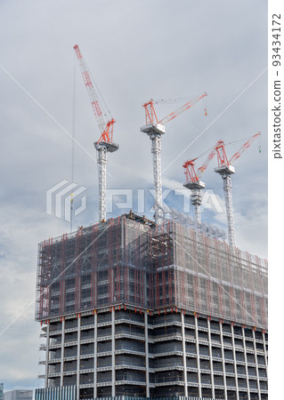 Skyscraper construction image Skyscraper construction image 93434172