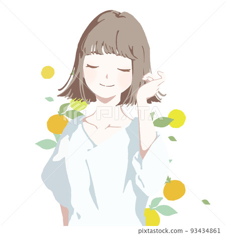 有柑橘香味的女孩 有柑橘香味的女孩 93434861