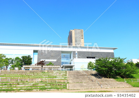 岡崎市風景、岡崎市圖書館交流廣場 岡崎市風景、岡崎市圖書館交流廣場 93435402