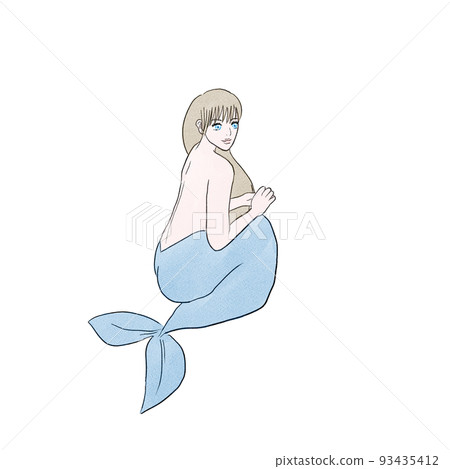 Mermaid illustration Mermaid illustration 93435412