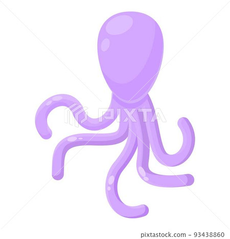 Balloon octopus icon cartoon vector. Air animal. Shape art Balloon octopus icon cartoon vector. Air animal. Shape art 93438860