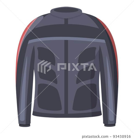 Biker leather jacket icon cartoon vector. Moto clothes. Safety man 93438916