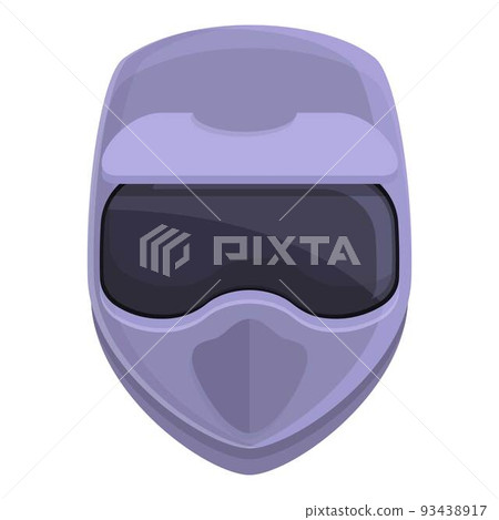 Safety helmet icon cartoon vector. Biker clothes. Bike part 93438917