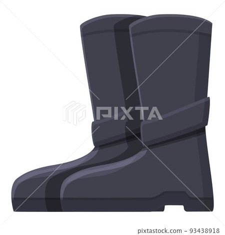Biker boots icon cartoon vector. Moto part. Safety boots 93438918