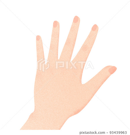 Illustration of back of hand - Stock Illustration [93439963] - PIXTA