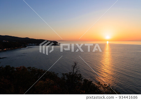 Cape Puyuni, a famous sunset spot "Autumn Hokkaido" Cape Puyuni, a famous sunset spot "Autumn Hokkaido" 93441686