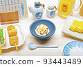 Miniature izakaya interior and various Japanese food miniatures with ice cream 93443489
