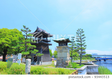 Scenery of Miya-no-Watashi Park in Nagoya City 93443513