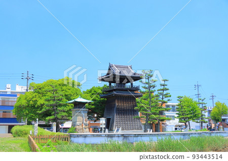 Scenery of Miya-no-Watashi Park in Nagoya City 93443514