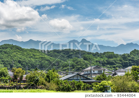 長野縣茅野市北山田園風光[8月] 93444004
