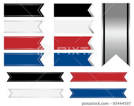 Luxury ribbon 13 types set silver Luxury ribbon 13 types set silver 93444597
