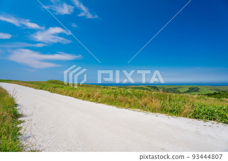 Hokkaido white road 93444807