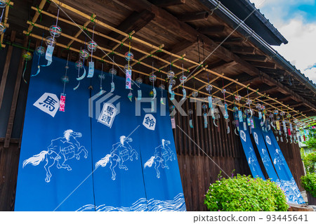 Odo Yumekake Wind Chime, The sound of the wind chime echoes in the mountain village <Toyota City, Aichi Prefecture> 93445641