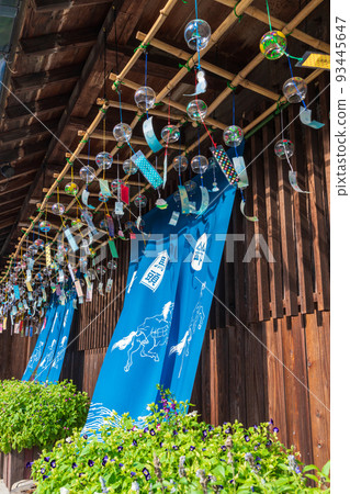 Odo Yumekake Wind Chime, The sound of the wind chime echoes in the mountain village <Toyota City, Aichi Prefecture> 93445647