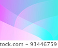 Colorful Curvy Gradient Abstract Background in Pink, Cyan, Purple Color, Beauty, Feminine and Romantic 93446759