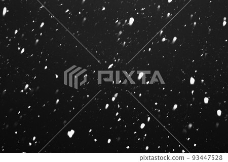 Heavy snowfall. Snow is falling against the sky. Snowflakes are flying. Heavy snowfall. Snow is falling against the sky. Snowflakes are flying. 93447528