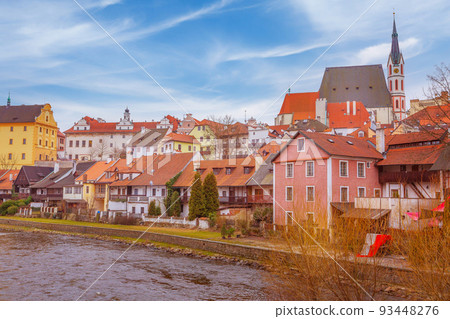 Panorama of Cesky Krumlov. Czech republic 93448276