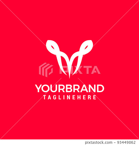 M letter logo design template vector for brand M letter logo design template vector for brand 93449862