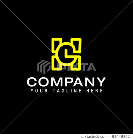 Letter H G logo vector template, Creative G H logo design concepts Letter H G logo vector template, Creative G H logo design concepts 93449892