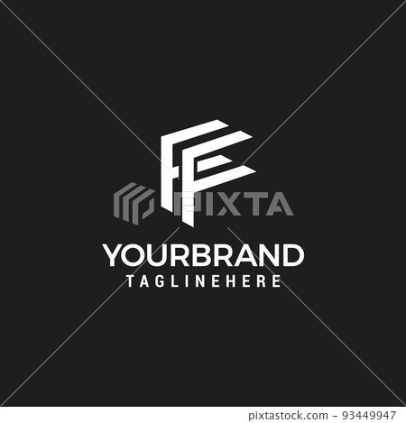 Alphabet letters Initials Monogram logo FF F and F Alphabet letters Initials Monogram logo FF F and F 93449947