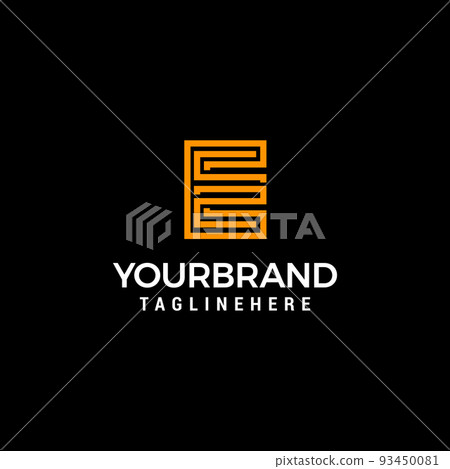 Abstract Initial Letter E Logo in Linear Concept Letter E Logo Design Template Abstract Initial Letter E Logo in Linear Concept Letter E Logo Design Template 93450081