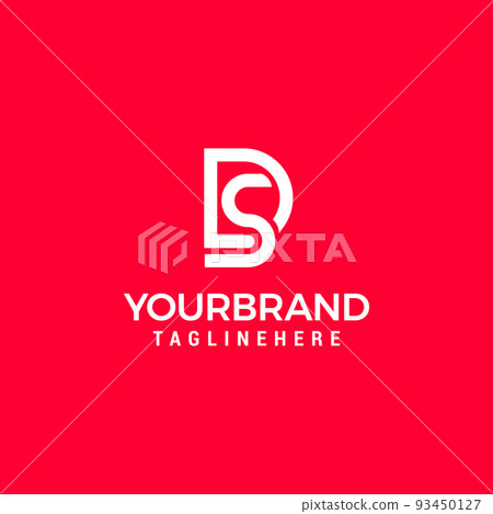 SD initials monogram letter text alphabet logo design template SD initials monogram letter text alphabet logo design template 93450127