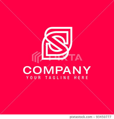 letter S leaf Logo Line Design Template Vector letter S leaf Logo Line Design Template Vector 93450777