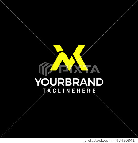 MV logo Modern Creative MV fashion design logo for a company 93450841