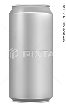 Realistic drink container. Metal can blank mockup Realistic drink container. Metal can blank mockup 93451389